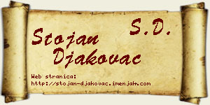 Stojan Đakovac vizit kartica